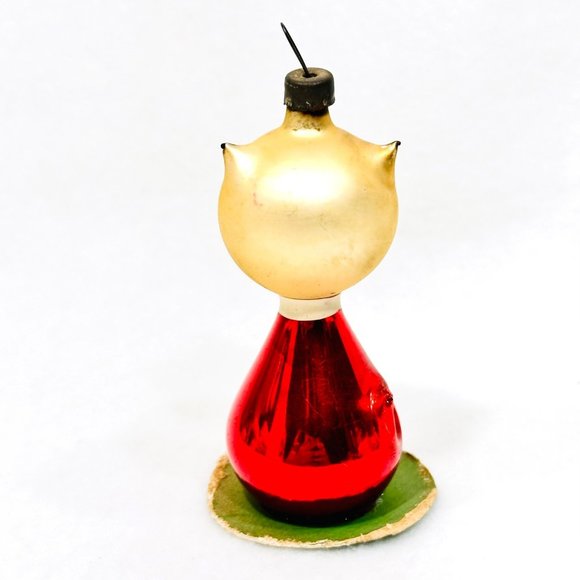 Vintage De Carlini Blown Glass Cat Ornament - Picture 3 of 7